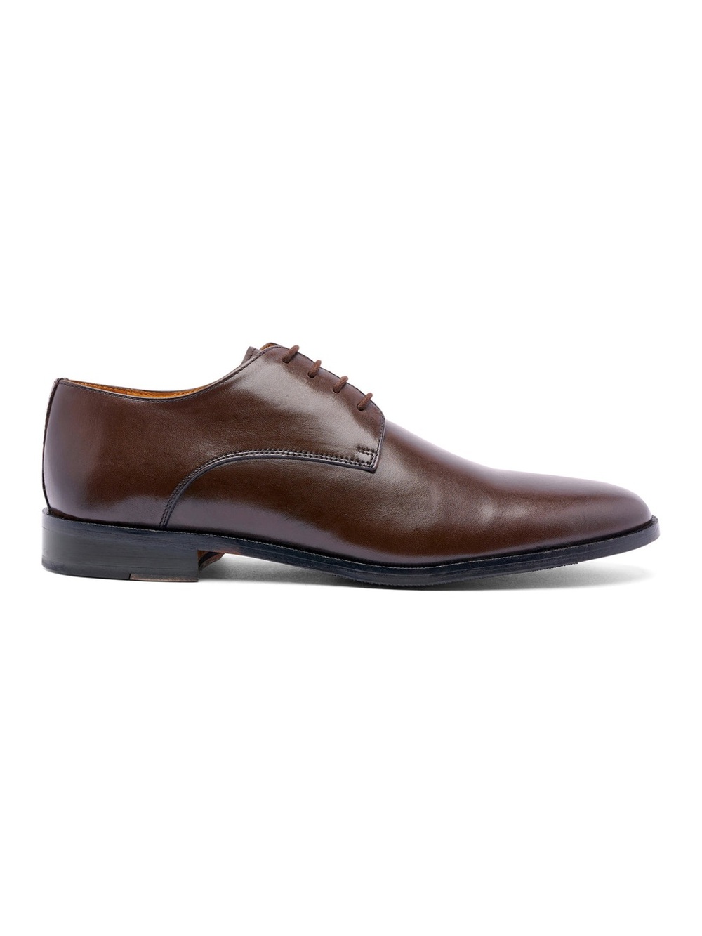 Carlos by Carlos Santana Men's Brown Leather Derby Dress Shoes